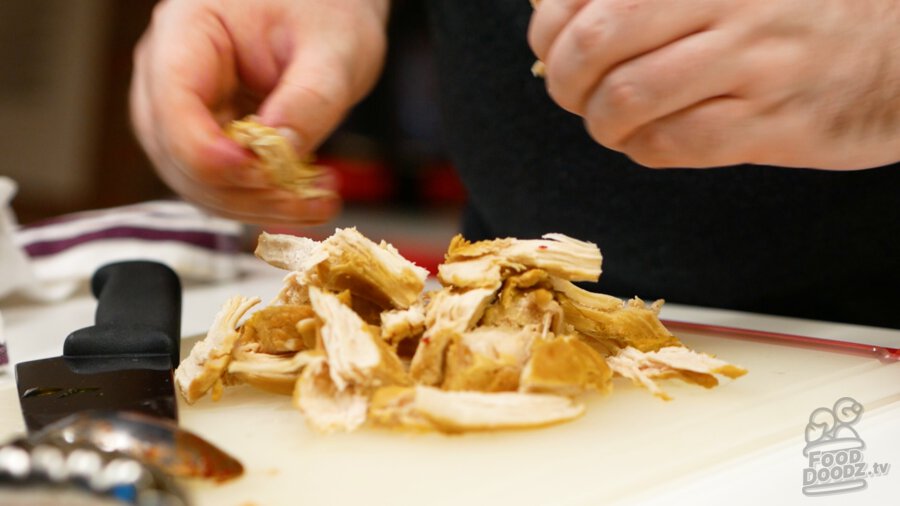 Shredded chicken