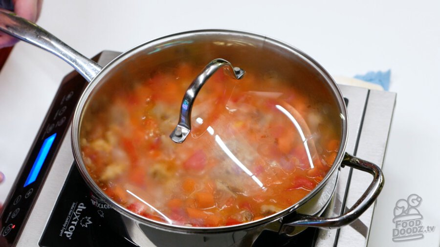 Putting the lid on the pan