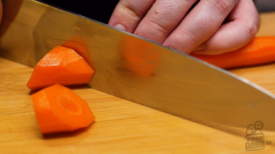 Cutting the carrot