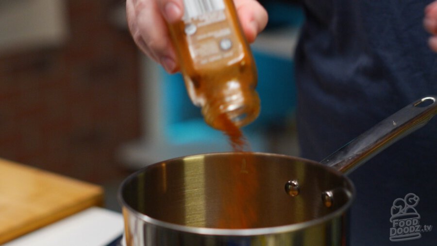 adding cayenne powder to roux