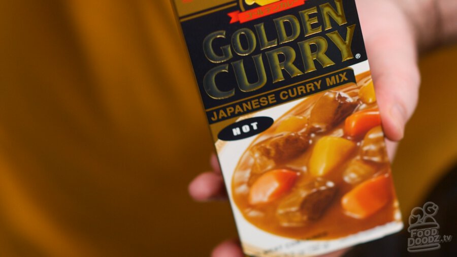 Our boxed curry sauce or roux