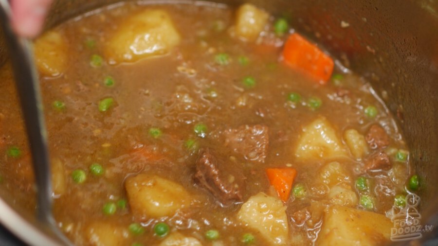 Our finishing scratch-made Japanese Beef Curry